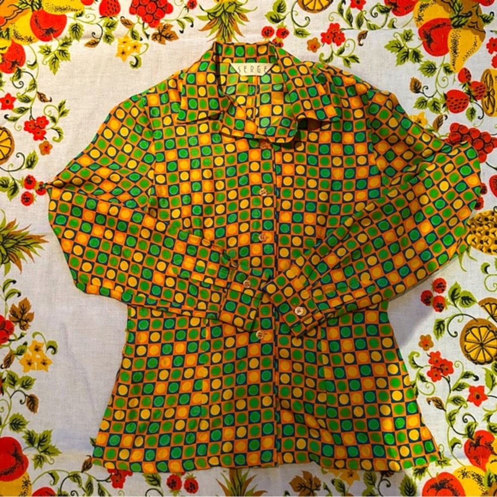 Fun Vintage Button Down